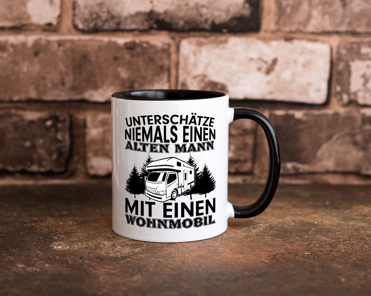 Alter Mann mit Wohnmobil | Männer Tasse Camping Geschenk Humor Geschenkidee