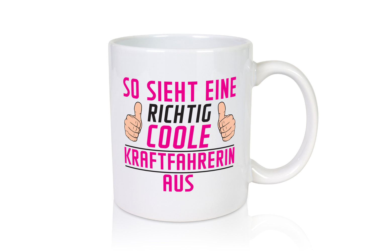 Richtig Coole Kraftfahrerin | Lastwagen LKW Fahrerin lustig Humor Geschenkidee