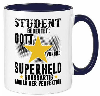 Bedeutung von Student | Universität Uni Studium Geschenkidee Humor Tasse