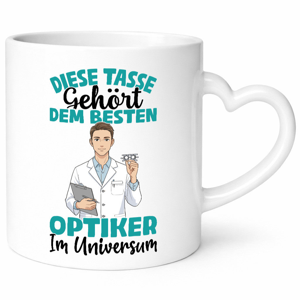 Im Universum: Optiker | Augenoptiker lustiger Spruch Geschenk Humor