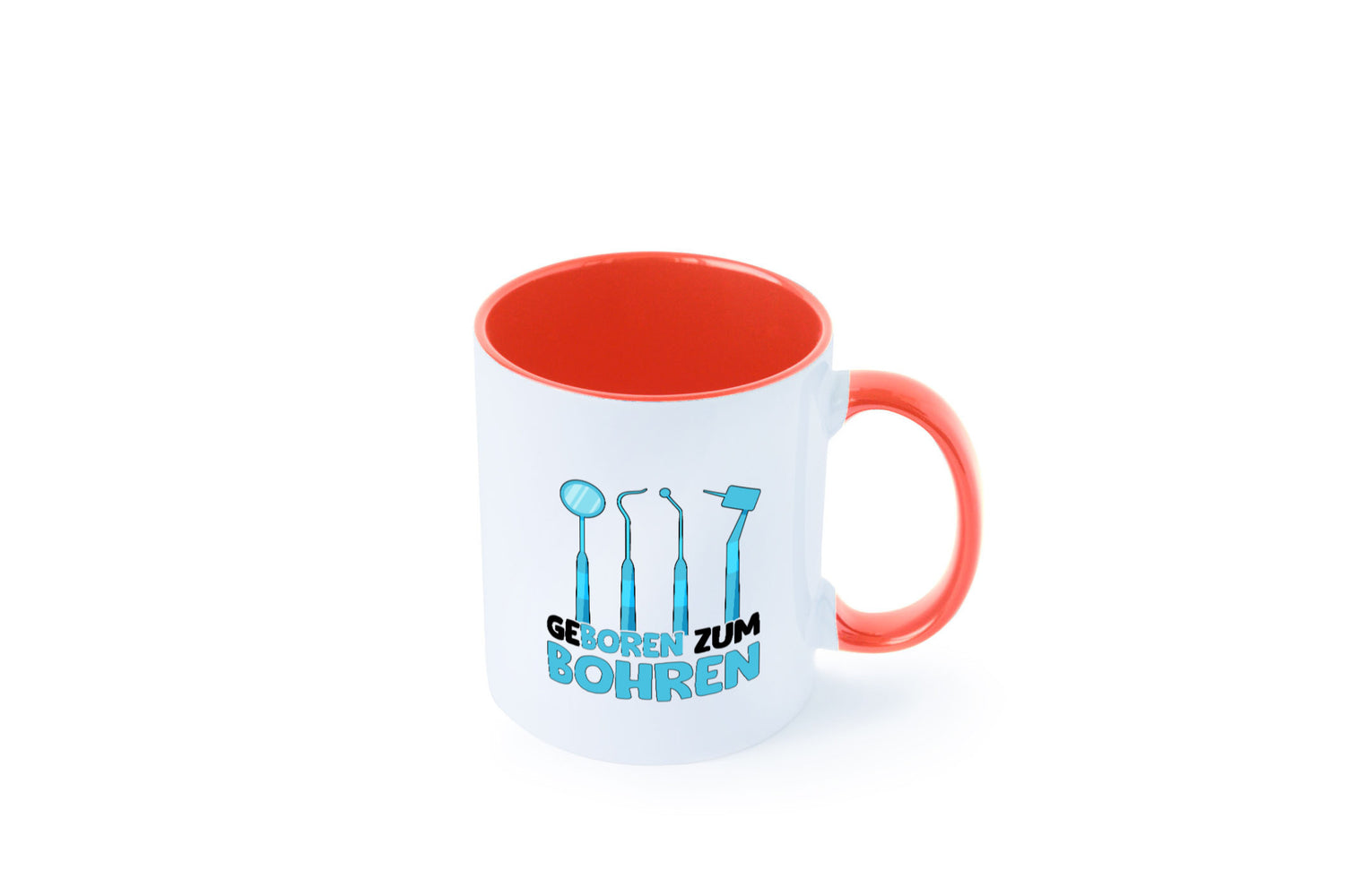 Geboren zum Bohren | Zahnarzthelferin Zahnarzt lustiger Spruch Geschenk Humor