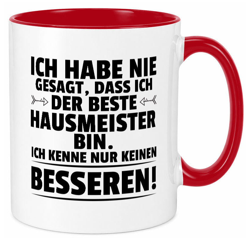 Der Beste Hausmeister | Hauswart Geschenkidee Humor Tasse