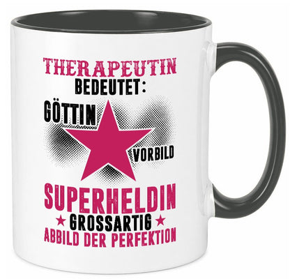 Bedeutung von Therapeutin | Psychotherapie Therapie lustiger Spruch Geschenk Tasse
