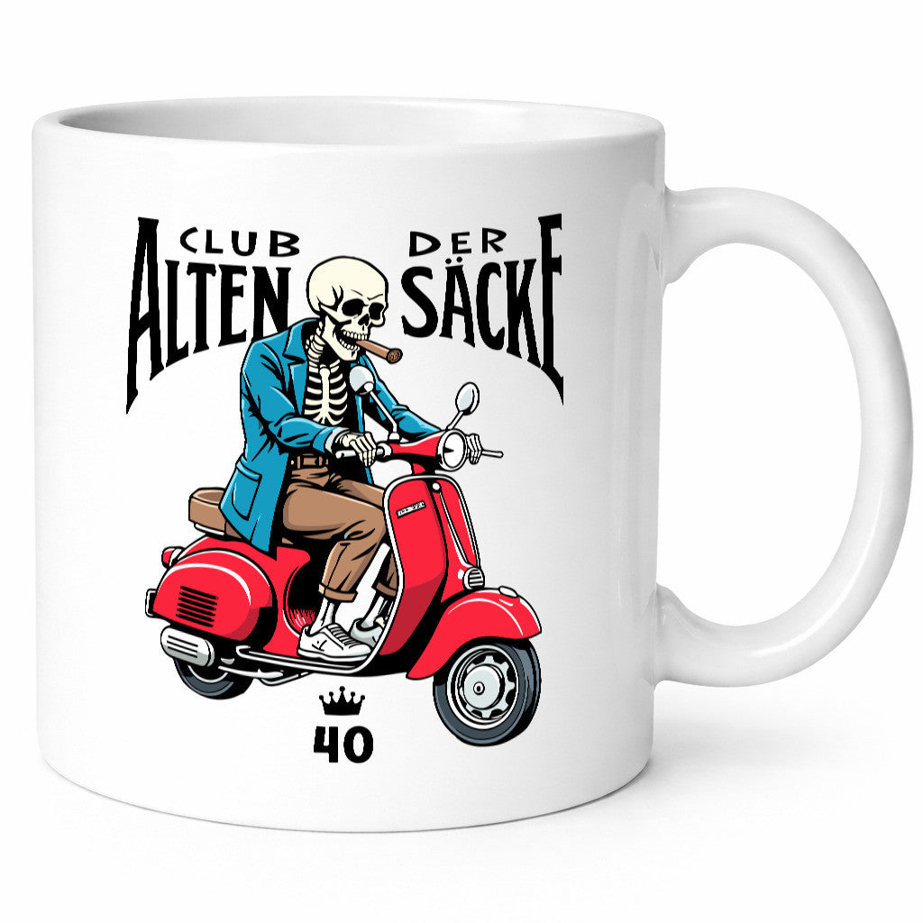 40. Geburtstag | 40 Jahre Club der alten Säcke v2 Geschenkidee Humor Tasse
