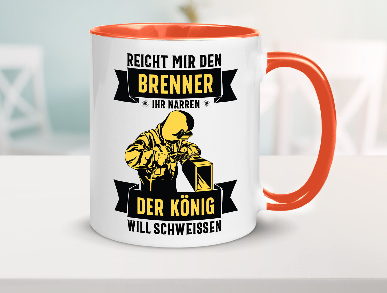 König will schweissen | Schweisser Sterne lustiger Spruch Geschenk Humor