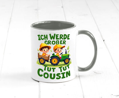 Ich werde Großer Cousin | Familie Bauer lustiger Spruch Geschenk Geschenkidee