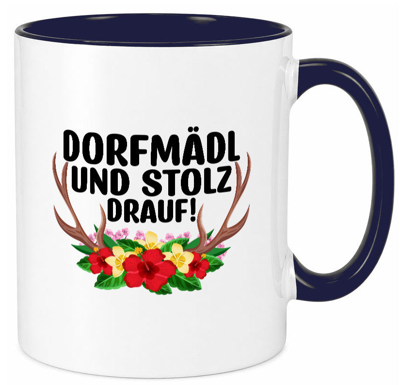 Dorfmädel und stolz drauf | Dorfkind Dorf v2 Geschenkidee Humor Tasse