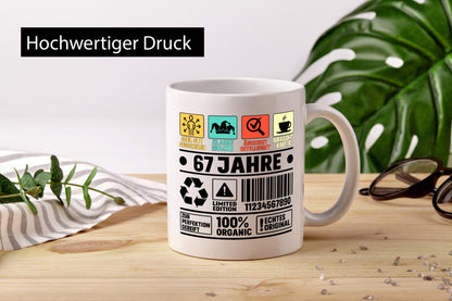 67. Geburtstag | 67 Jahre Humor Limited Edition lustig Geschenkidee Geschenk