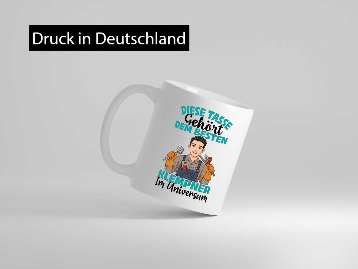 Im Universum: Klempner |klempnern Humor Geschenkidee Tasse