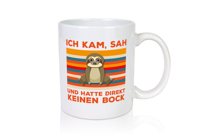 Keinen Bock | Morgenmuffel Spruch Faultier Statement Geschenkidee Tierliebhaber