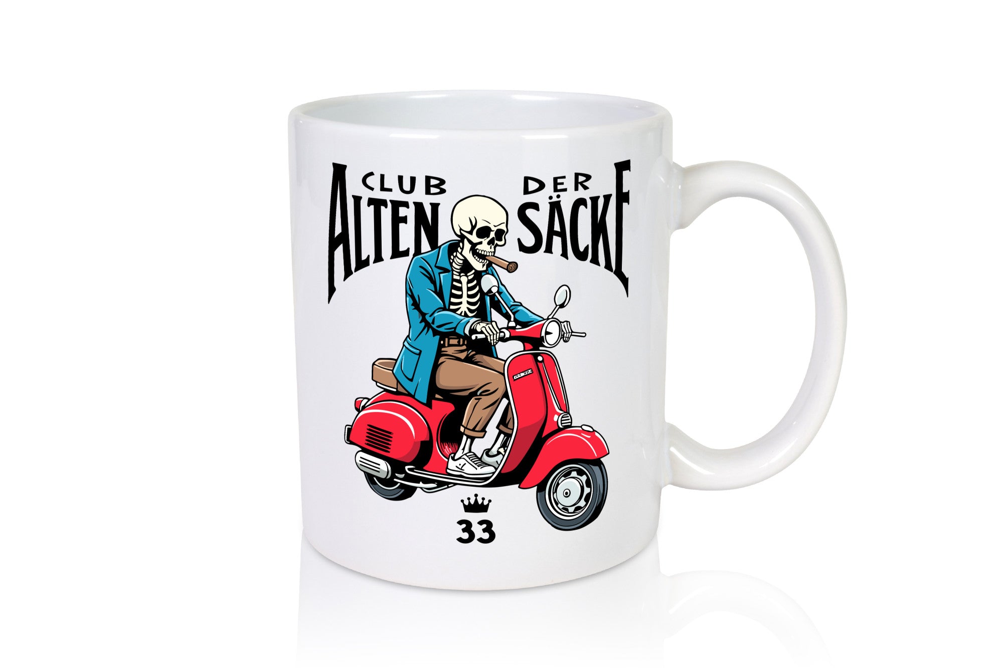33. Geburtstag | 33 Jahre Club der alten Säcke Humor Geschenkidee Tasse
