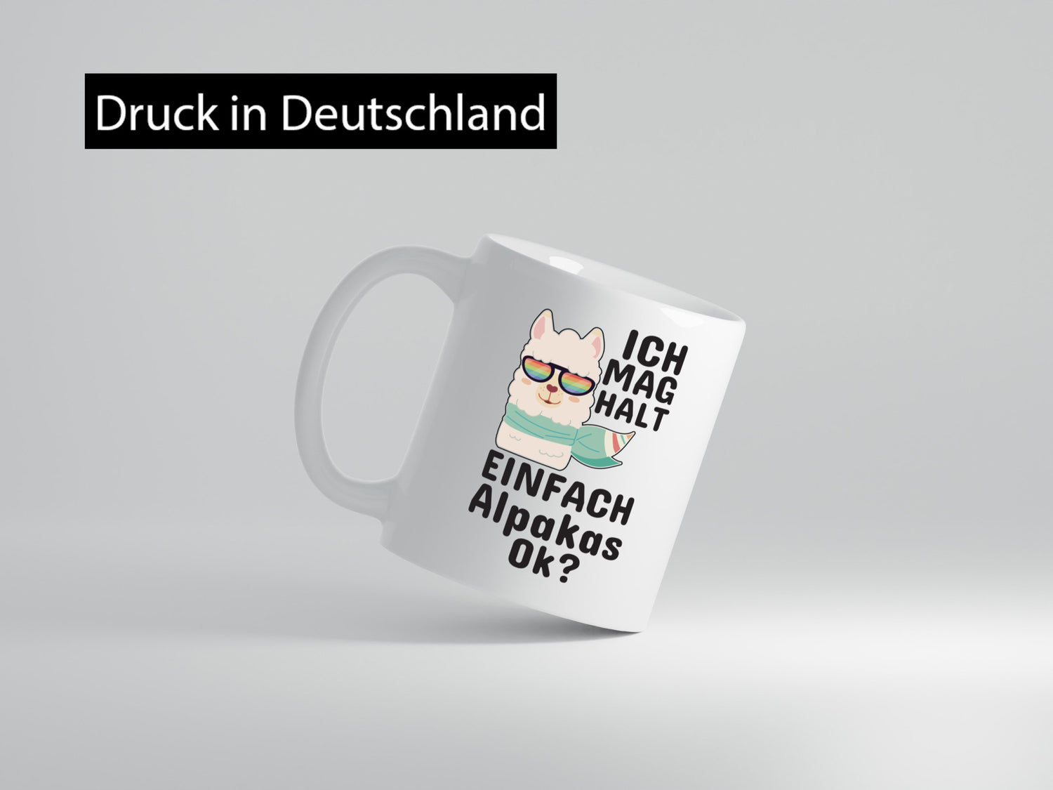 Ich mag Alpakas | Motiv Tasse lustig Tierliebe Tierliebhaber Humor Geschenk