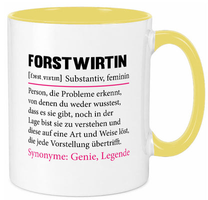 Forstwirtin | Beruf Spruch Forst Wirtin Humor Arbeit Kollegen Büro Geschenkidee