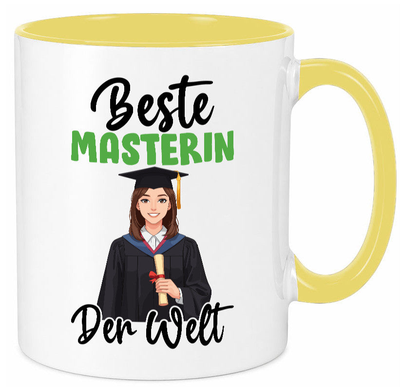 Beste Masterin | Student Uni Studium Humor Geschenkidee Tasse