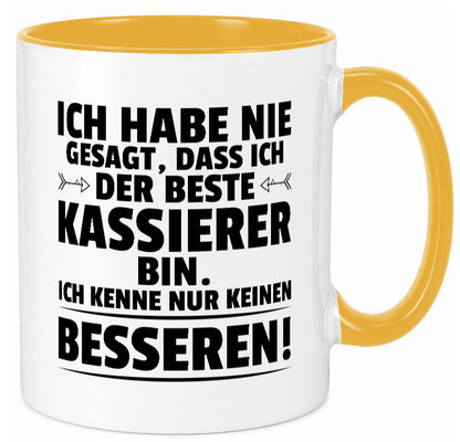 Der Beste Kassierer Geschenk Humor Geschenkidee lustiger Spruch Tasse