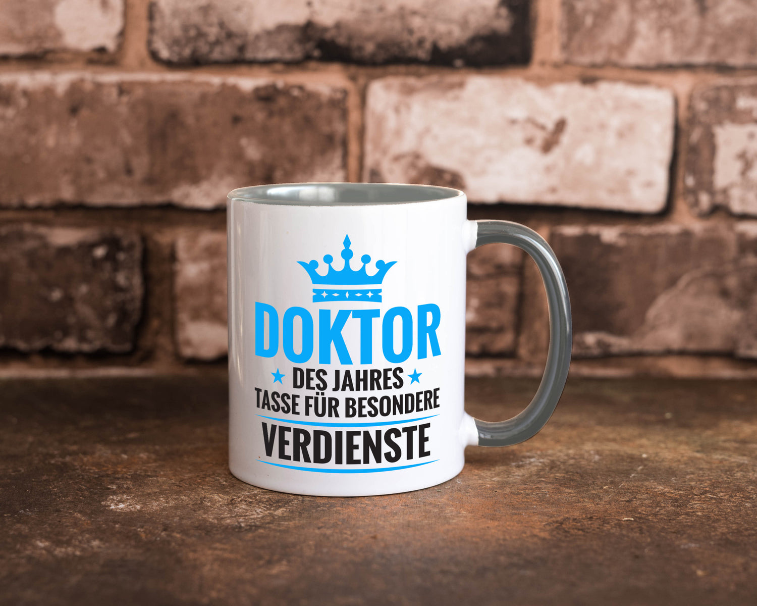 Besonderer Verdienst: Doktor | Doktorand Doktortitel Humor Geschenkidee Tasse