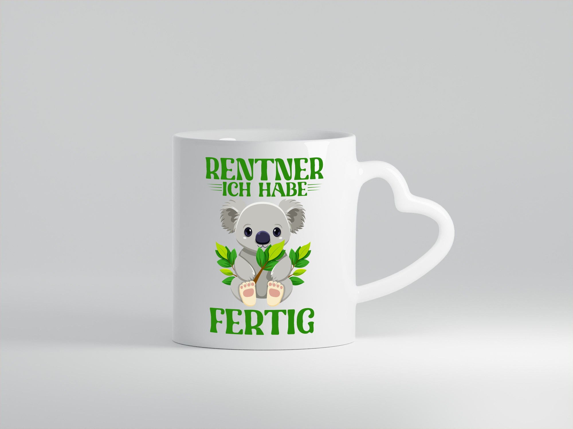 Rentner ich habe Fertig | Panda Ruhestand Geschenkidee Jubiläum Humor Tasse