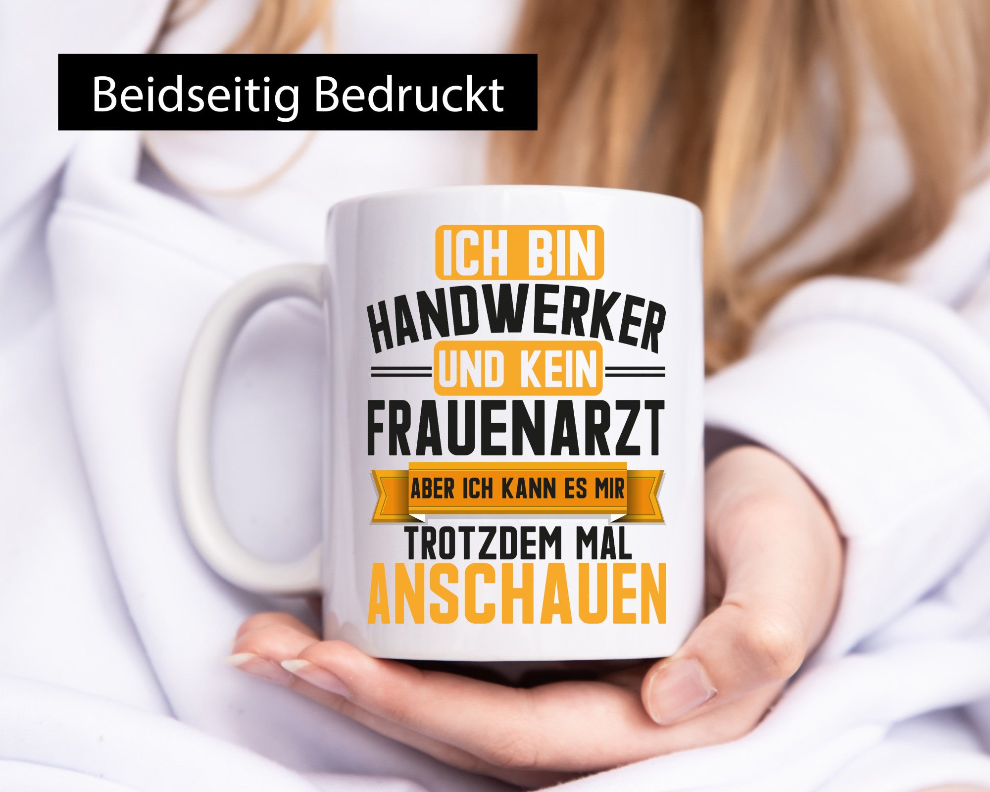 Ich bin handwerker und kein Frauenarzt | Beruf Geschenkidee Arbeit Kollegen