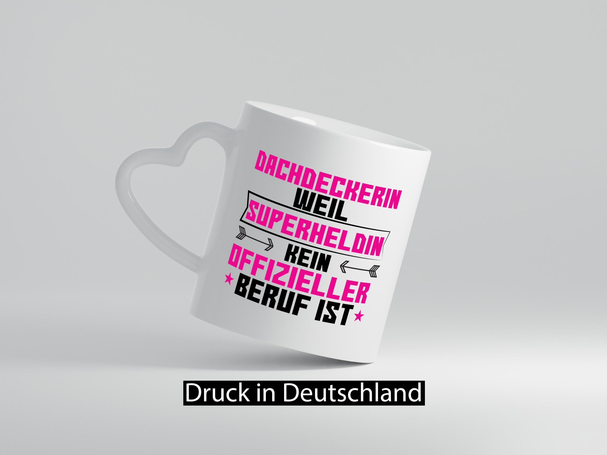 Superheldin Dachdeckerin | Dachbau Hausbau Humor Geschenkidee Tasse