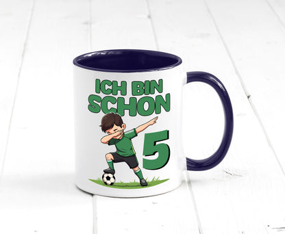 5. Geburtstag | 5 Jahre Fußballer lustiger Spruch Geschenk Geschenkidee Tasse