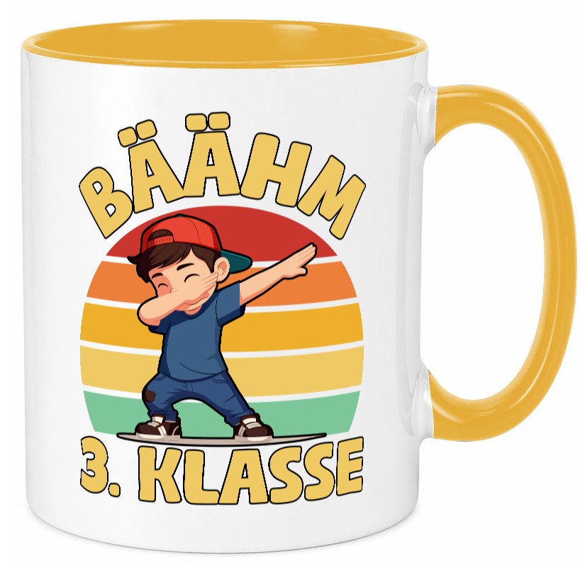 Bäähm 3. klasse | Schulanfang Drittklässler Humor Geschenkidee Tasse