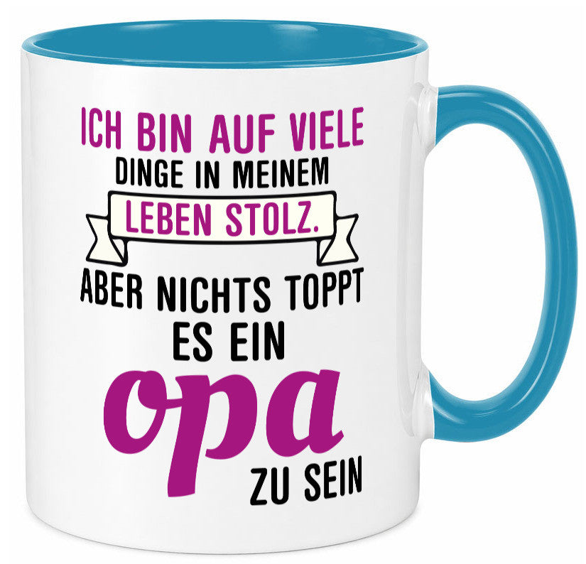 Opa Tasse | Stolzer Großvater Vatertag Enkelkinder Geschenk Familie