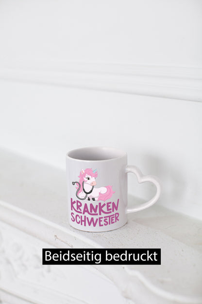Krankenschwester | Süßes Einhorn Krankenhaus Humor Geschenkidee Tasse