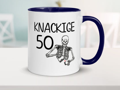 50. Geburtstag | Alt Knackig und Geschenk Geschenkidee lustiger Spruch Tasse