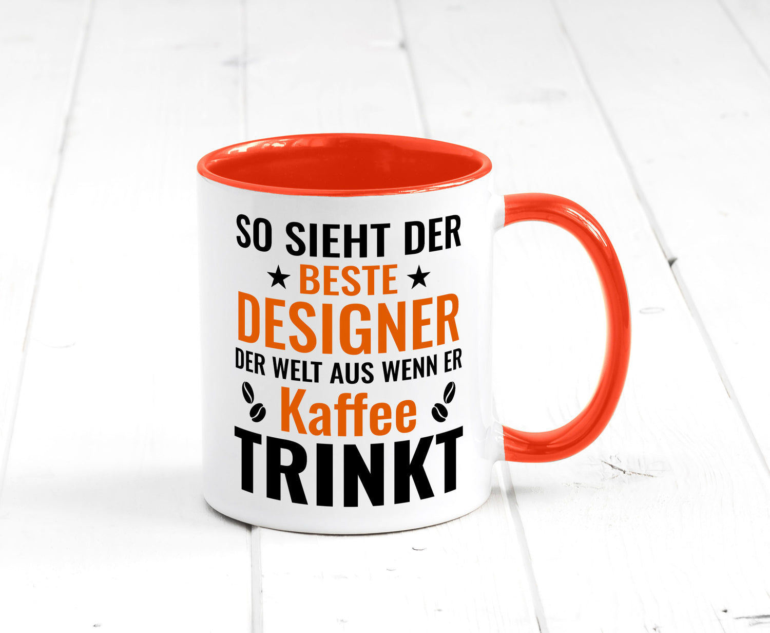 Kaffee trinkt: Designer Beruf | Mode Geschenkidee Arbeit Kollegen Büro Humor