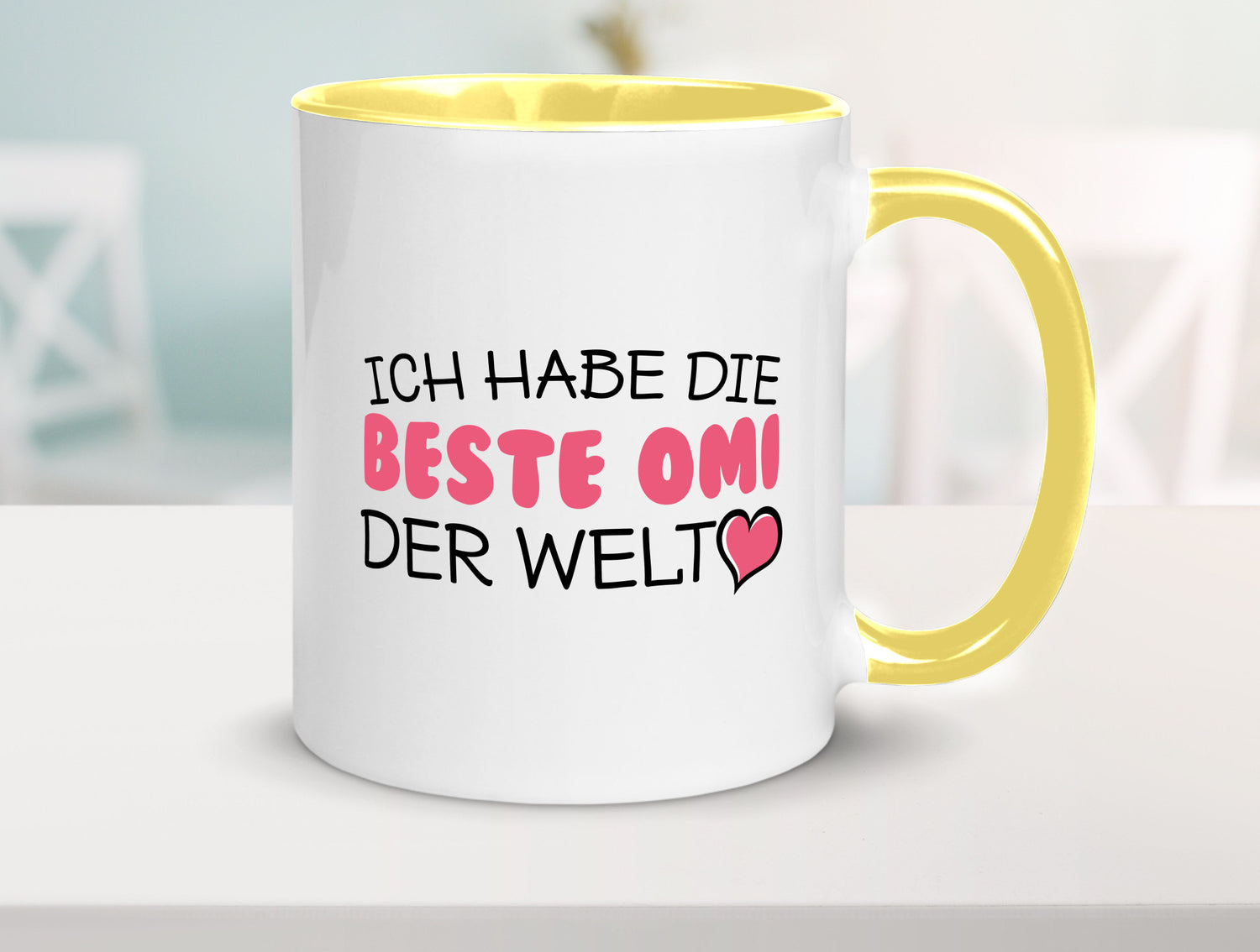 Beste Omi der Welt | Oma Tasse Geburtstag Muttertag lustig Familie Geschenkidee