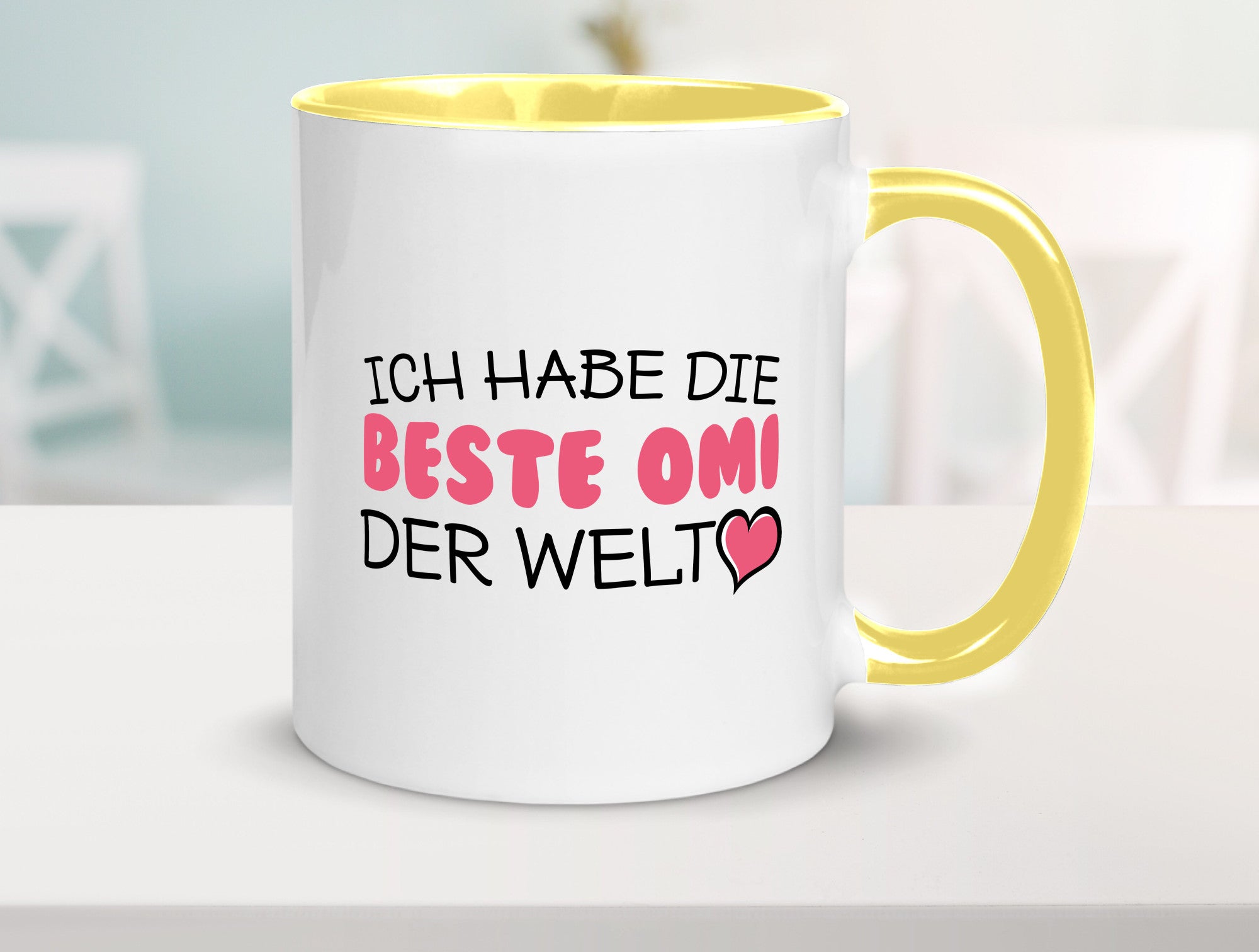 Beste Omi der Welt | Oma Tasse Geburtstag Muttertag lustig Familie Geschenkidee