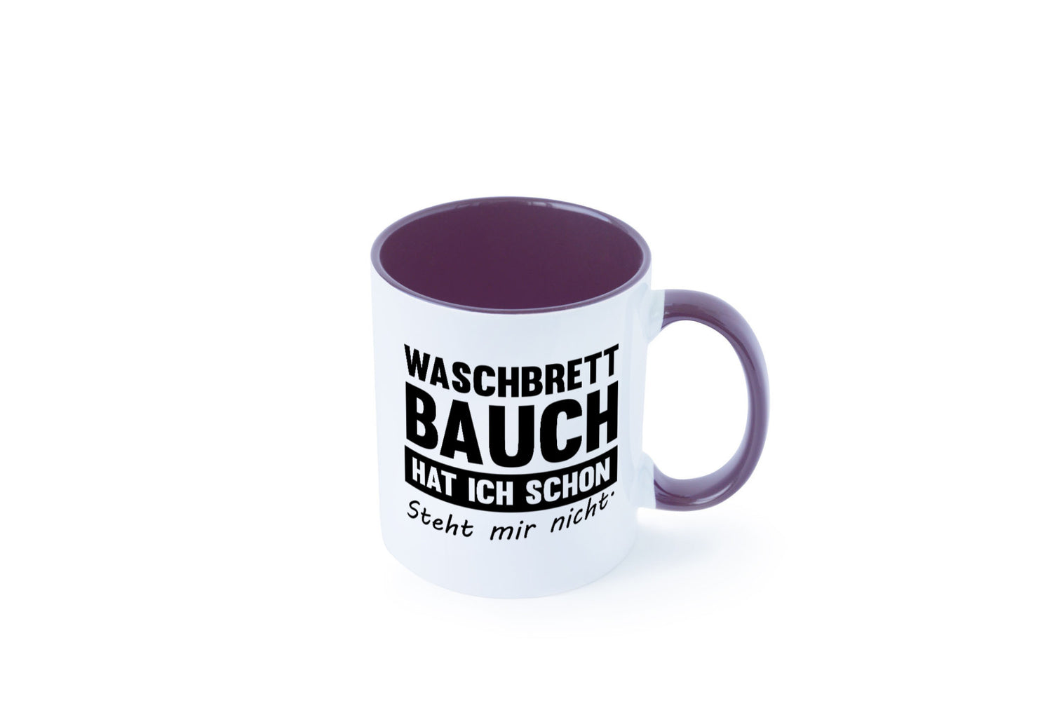 Waschbrettbauch steht mir nicht | Sixpack Gym lustiger Spruch Geschenk Humor