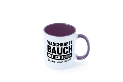 Waschbrettbauch steht mir nicht | Sixpack Gym lustiger Spruch Geschenk Humor