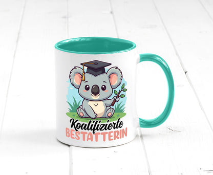 Koalifizierte Bestatterin | Bestattung Totengräberin Humor Geschenkidee Tasse