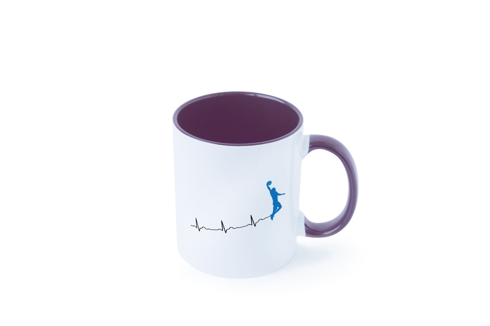 Herzschlag Basketball | Motiv Sport Ballsport Humor Geschenkidee Tasse
