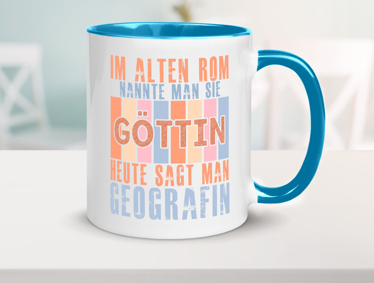 Heute sagt man: Geografin | Geografie lustig Humor Geschenkidee Geschenk Tasse