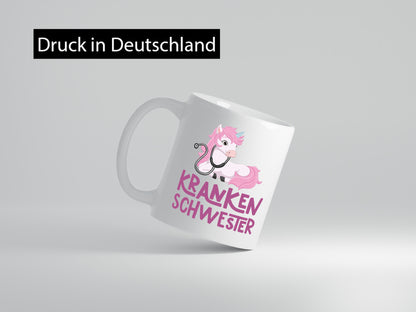 Krankenschwester | Süßes Einhorn Krankenhaus Humor Geschenkidee Tasse