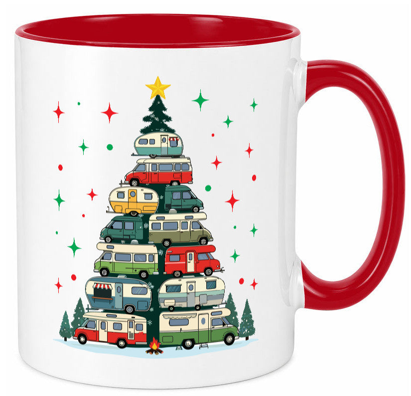 Camper | Camping Weihnachten Fahrzeuge Baumlichter v2 lustig Humor Geschenkidee