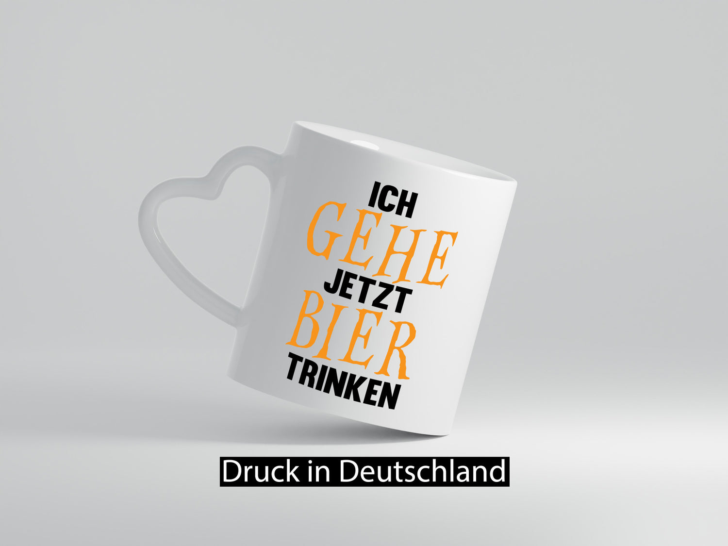 Ich gehe jetzt Bier trinken | Bierliebhaber Humor Geschenkidee Tasse