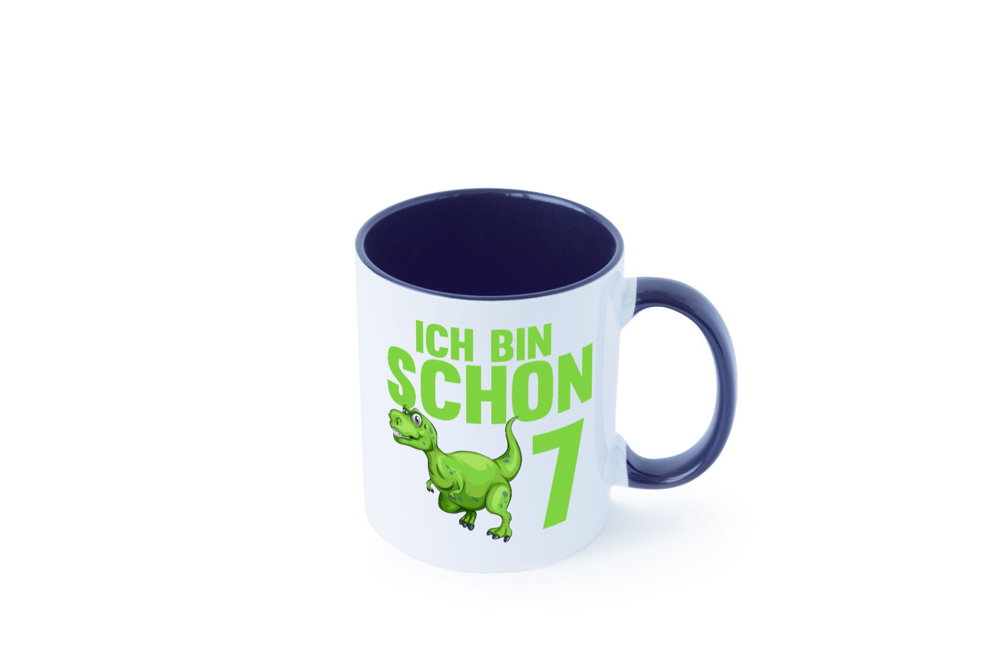 7. Geburtstag | 7 Jahre Dino Dinosaurier Humor Geschenkidee Tasse