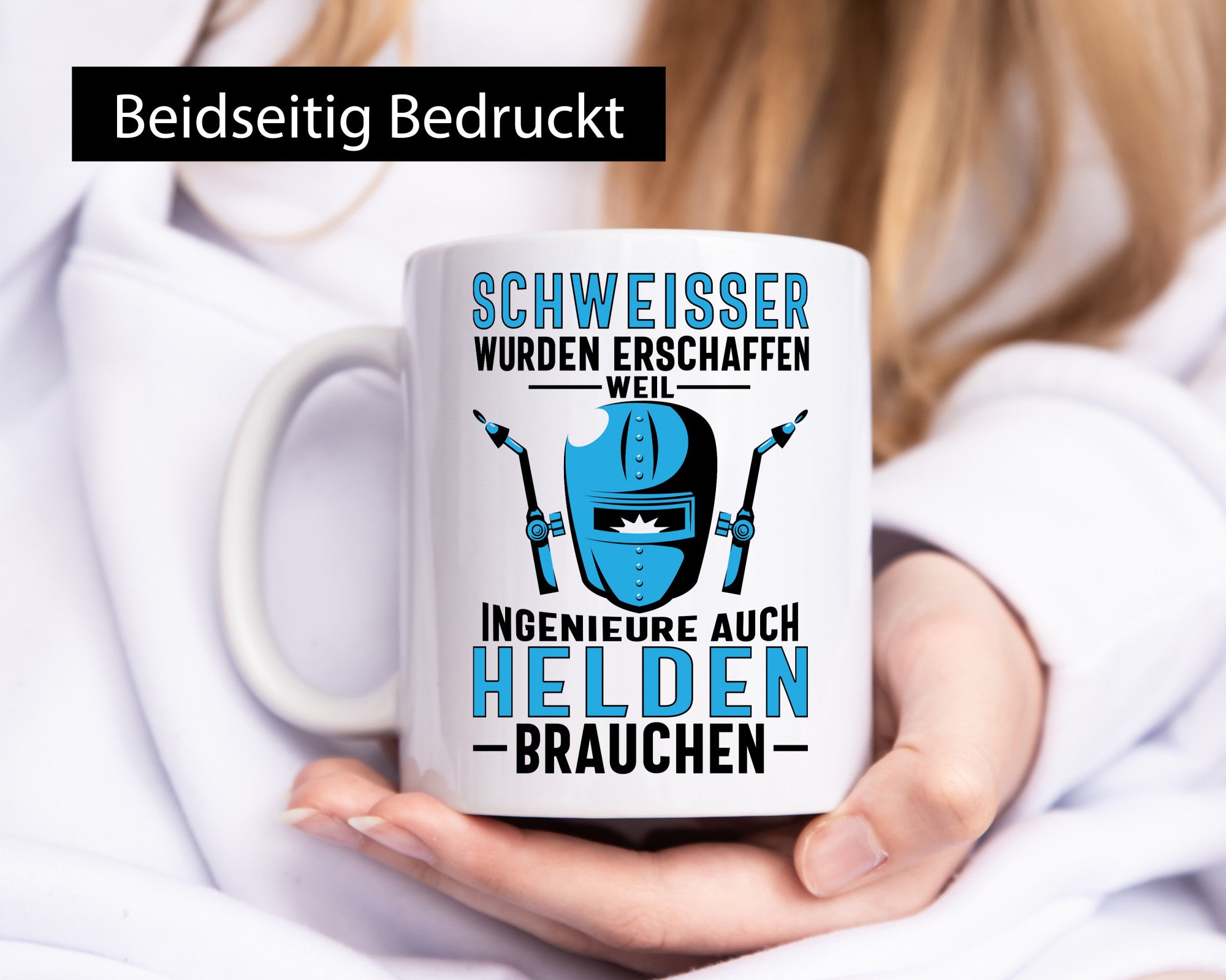 Schweisser, Helden | Schweissmaske lustiger Spruch Geschenk Humor Geschenkidee
