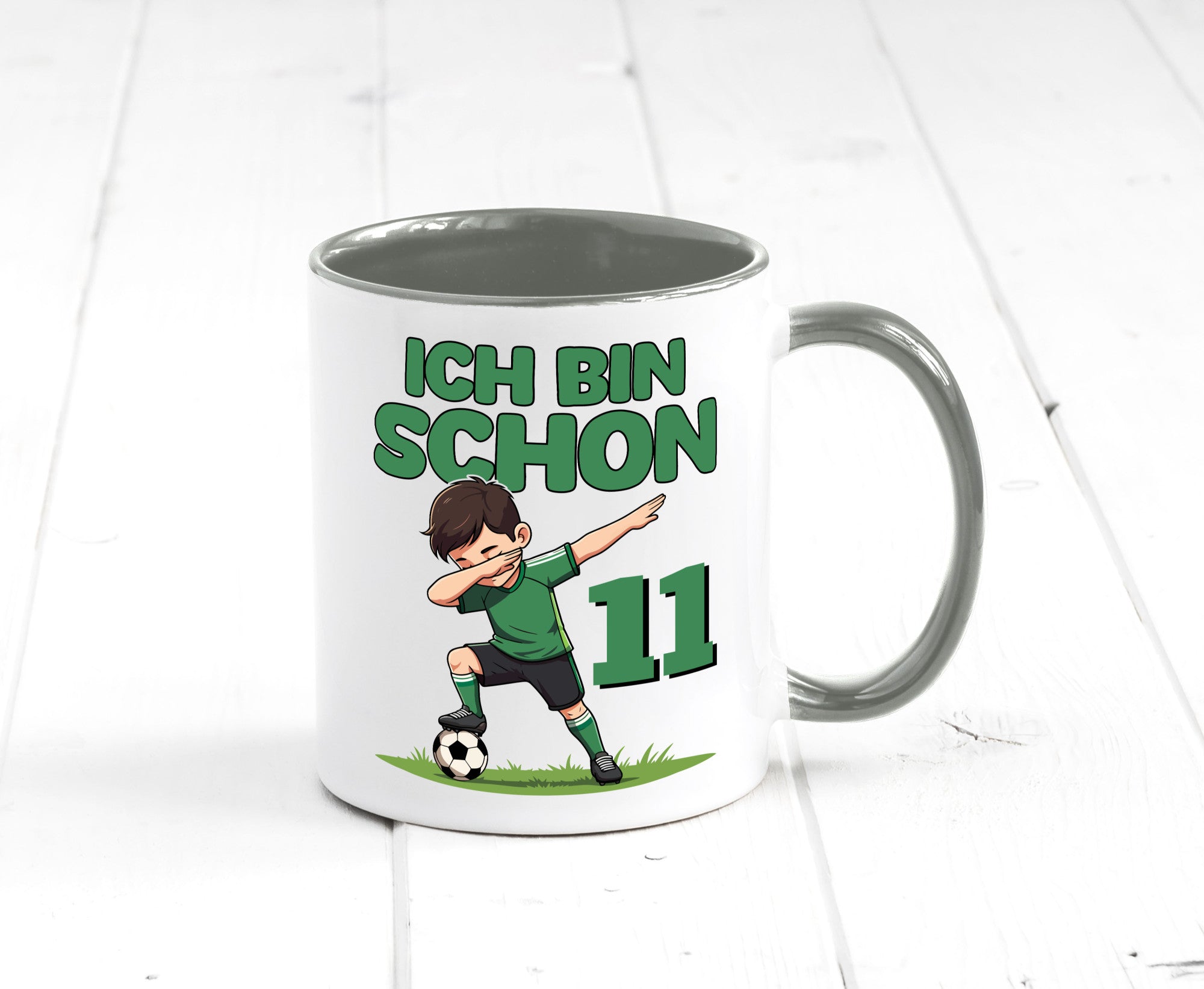 11. Geburtstag | 11 Jahre Fußballer Geschenkidee Humor Tasse