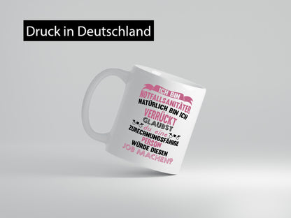 Notfallsanitäter ich bin Verrückt | Sanitäter krankenhaus lustig Humor