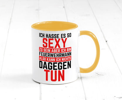 Sexy Feuerwehrmann | Helden Flammen Brandeinsatz lustig Humor Geschenkidee