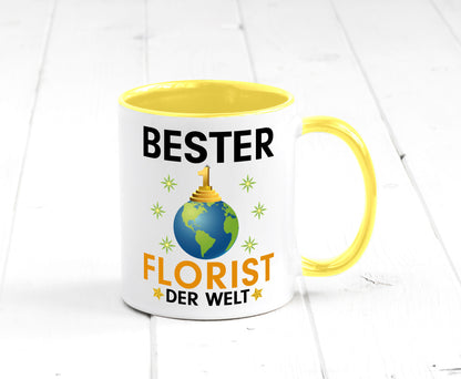 Welt Bester Florist | Blumen Verkäufer Humor Geschenkidee Tasse