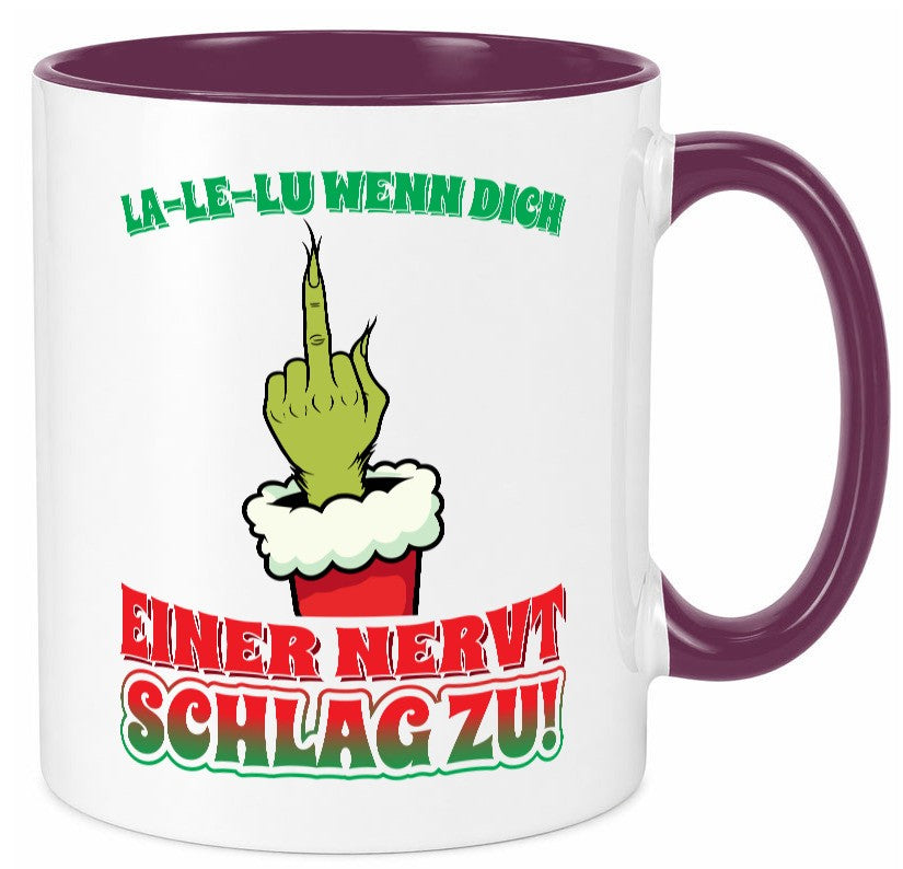 La Le Lu | Weihnachten Weihnachtsmuffel Lichter vl11 Humor Geschenkidee Tasse