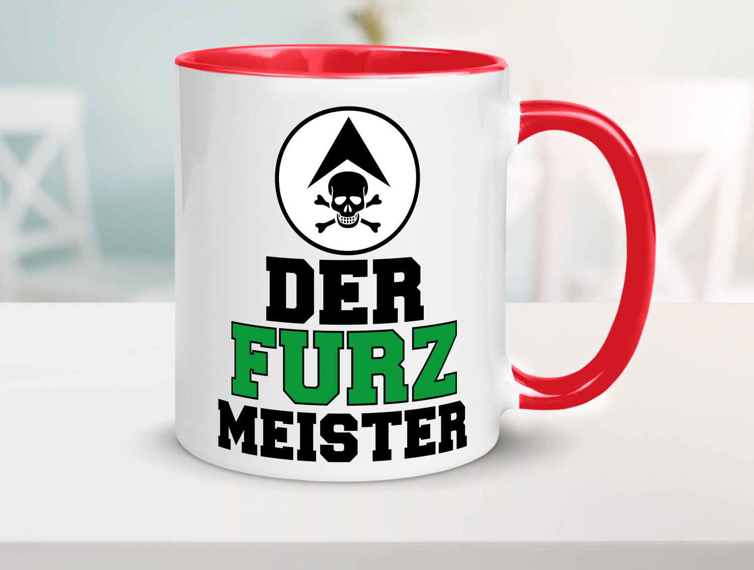 Der Furz Meister | Männer Tasse derber Humor Furzen lustiger Spruch Geschenk