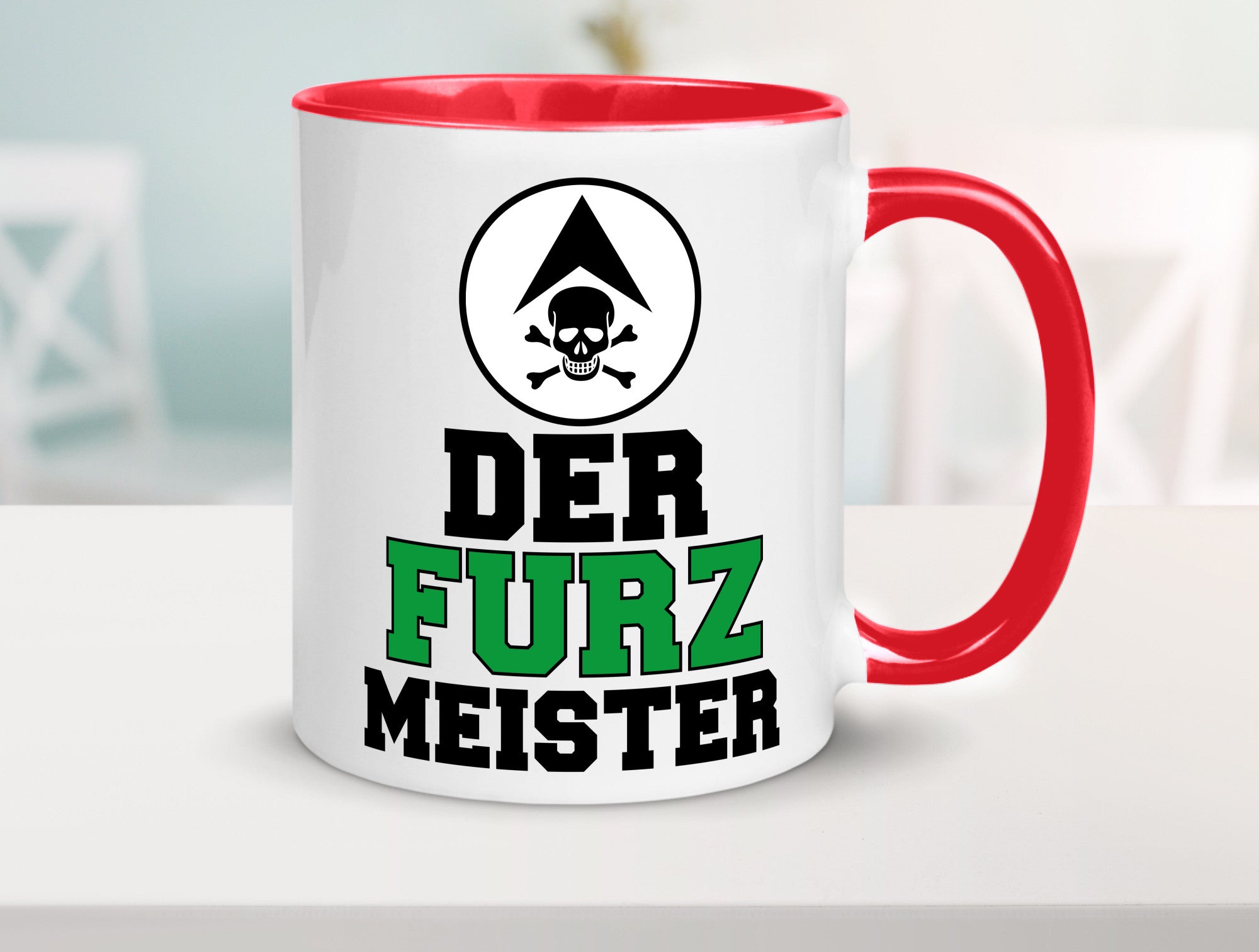 Der Furz Meister | Männer Tasse derber Humor Furzen lustiger Spruch Geschenk