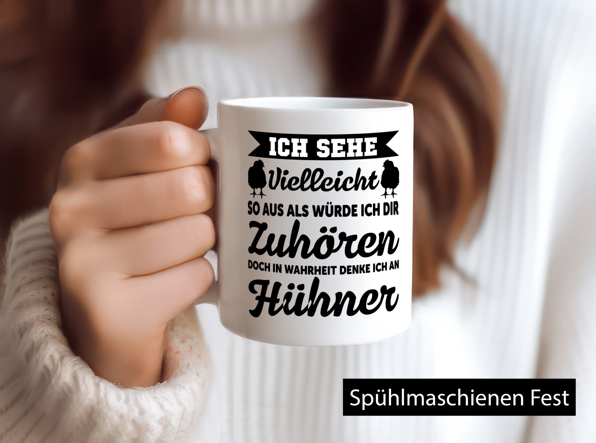 Hühner Spruch | lustige Tasse Hühnerhaltung Huhn Geschenk Humor Geschenkidee