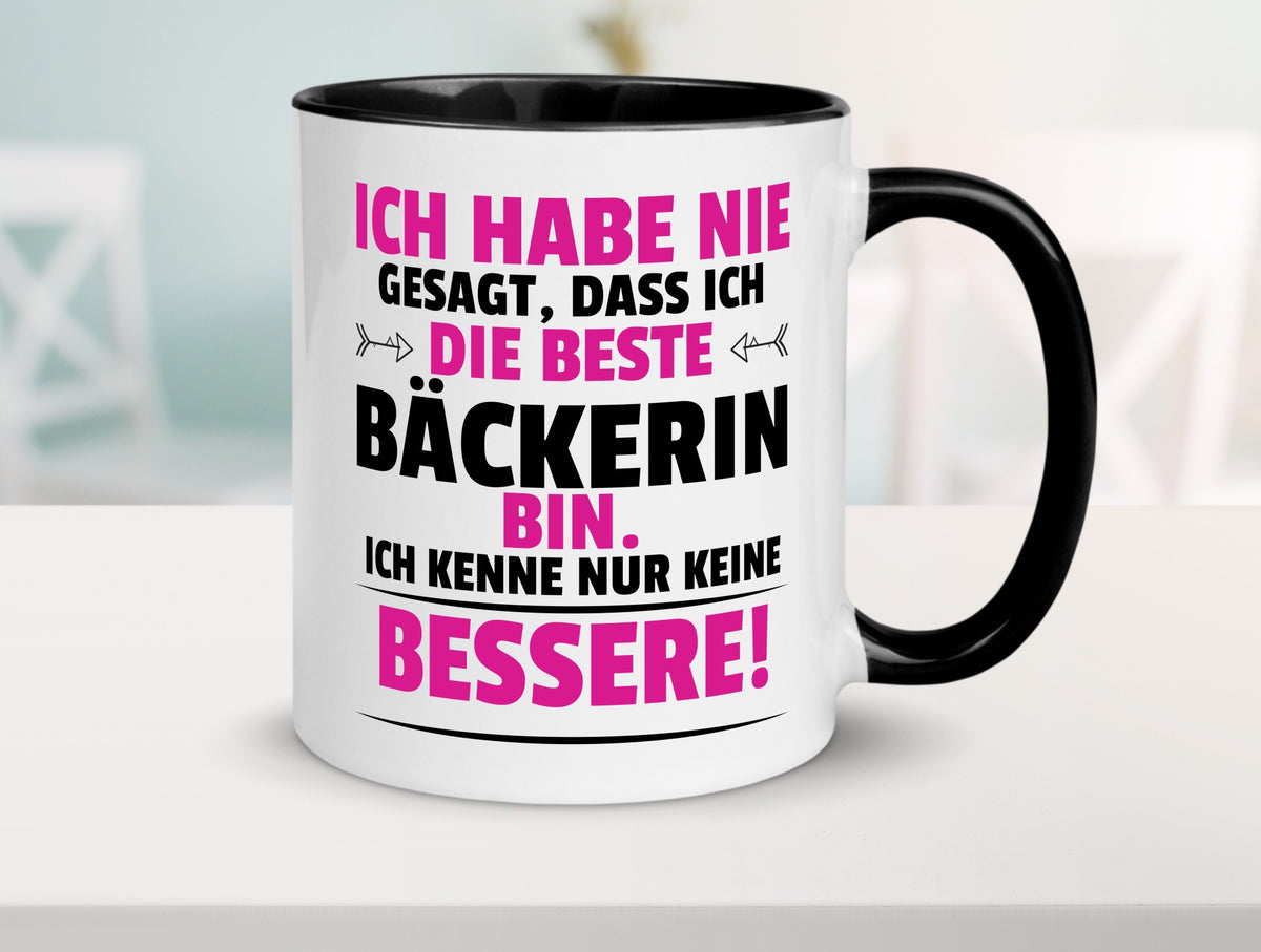 Die Beste Bäckerin | Bäckerei Frauen Backen lustig Humor Geschenkidee Geschenk Tasse